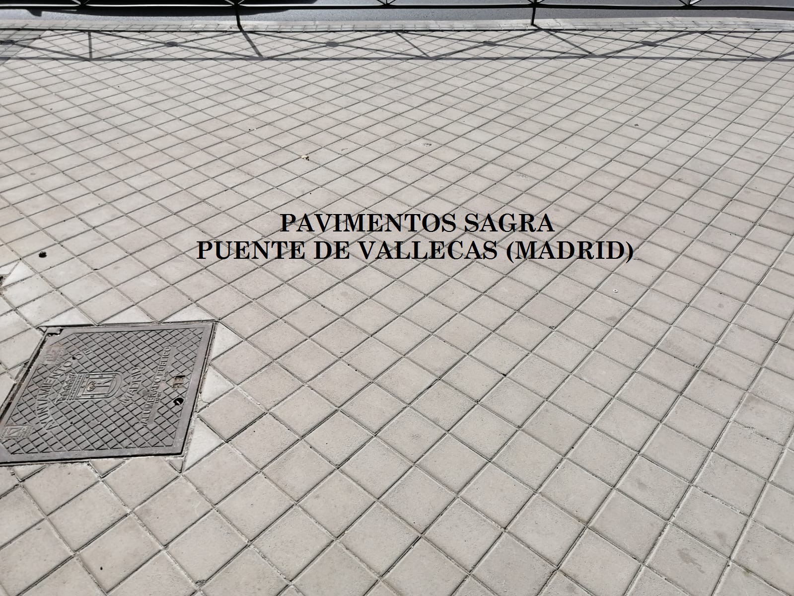Puente de Vallecas 4 Pavimentación en zona peatonal en Puente de Vallecas, Madrid