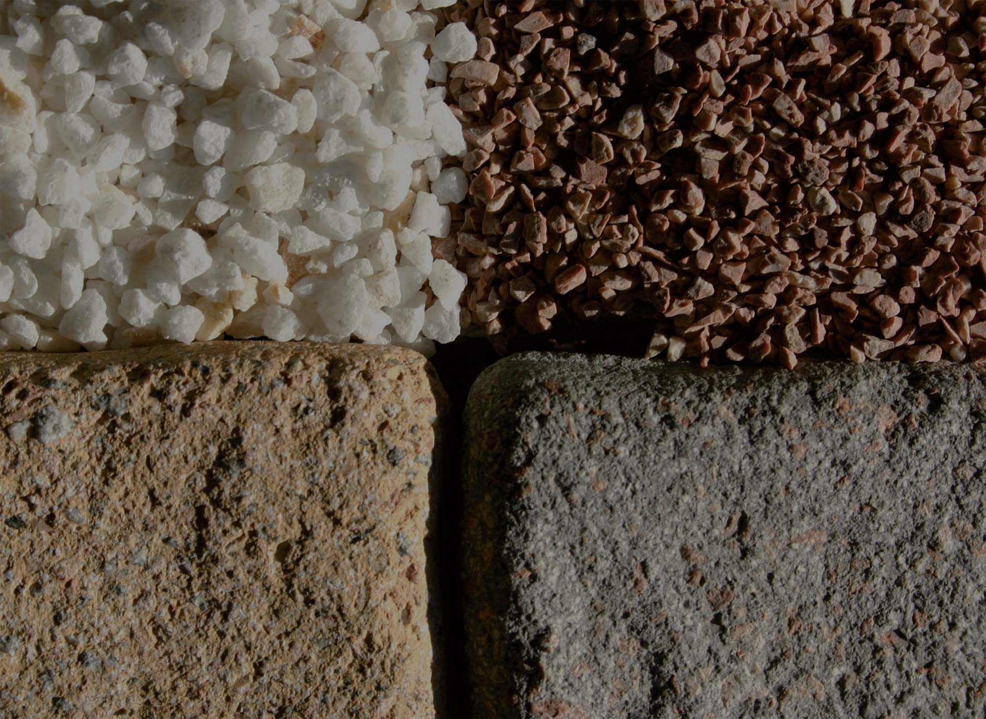 Texturas de distintos pavimentos. Pavimentos Sagra